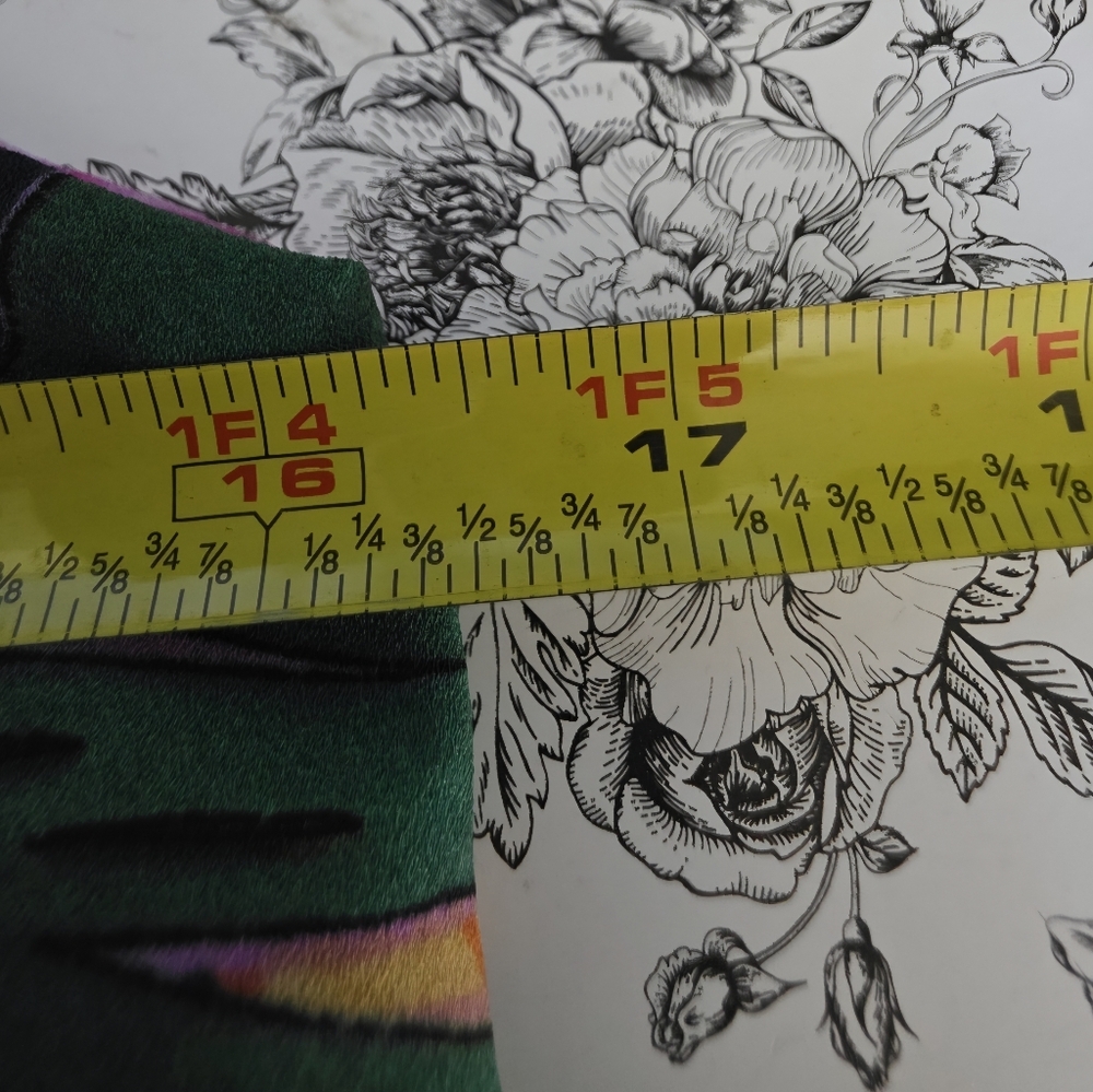 C&E Tropical Maxi Dress Spaghetti Strap Bright Botanical Vacation Resortwear XS - Picture 4 of 9